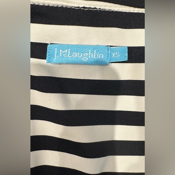 🖤 McLaughlin Nicola tiered striped sheath dress in Catalina Cloth 🖤 - Picture 3 of 4